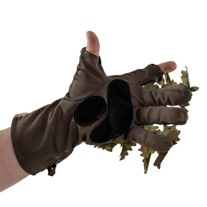 3D Leaf Suit Gloves - Brown Oak - Alder - Green - S