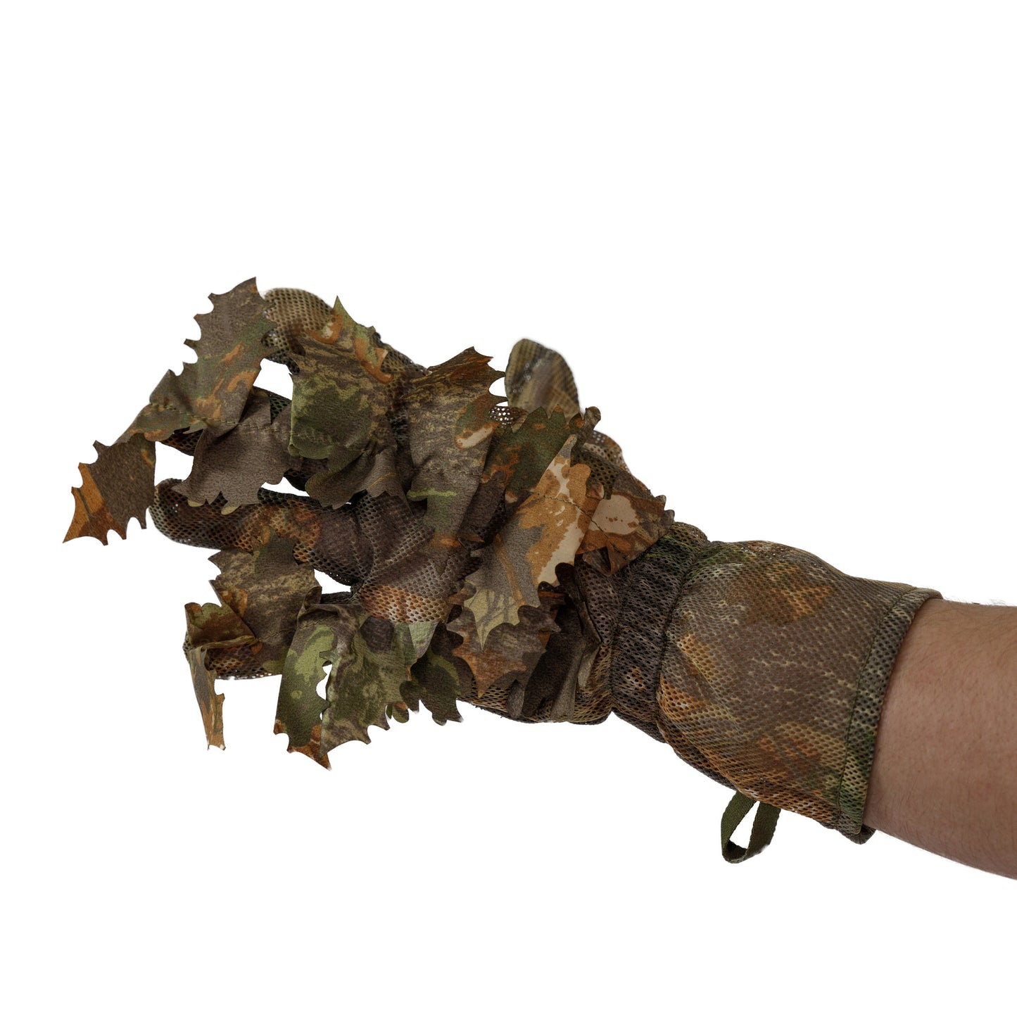3D Leaf Suit Gloves - Brown Oak - Alder - Green - S