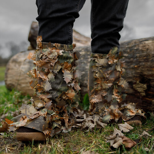 Brown Oak Leaf Suit Gaiters