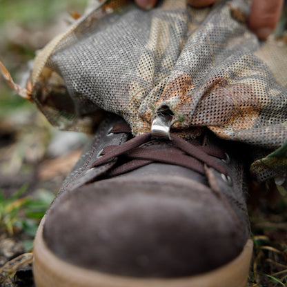 Brown Oak Leaf Suit Gaiters