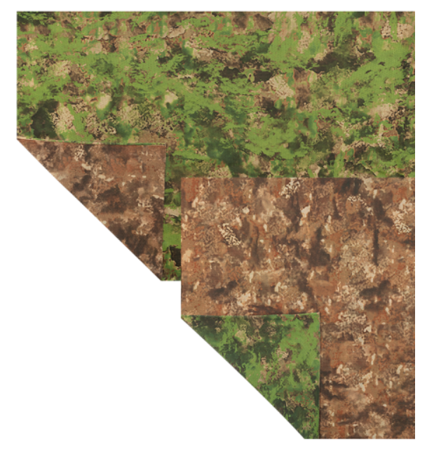 Mim & Tech RC-SM Reversible Camo Square mesh - Spring